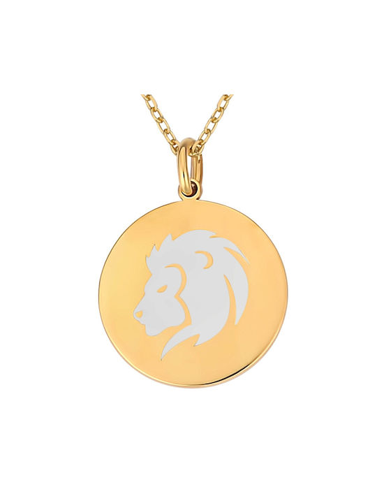 Necklace Zodiac Sign from Gold Plated Silver