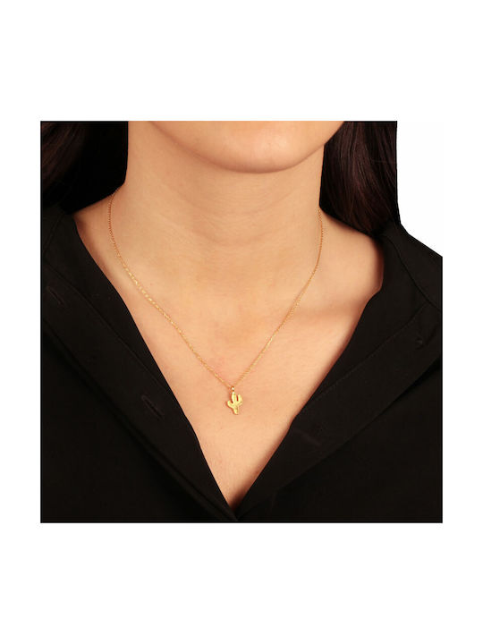 Necklace from Gold Plated Silver