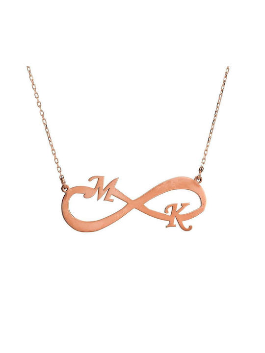 Goldsmith Necklace Infinity from Gold Plated Silver