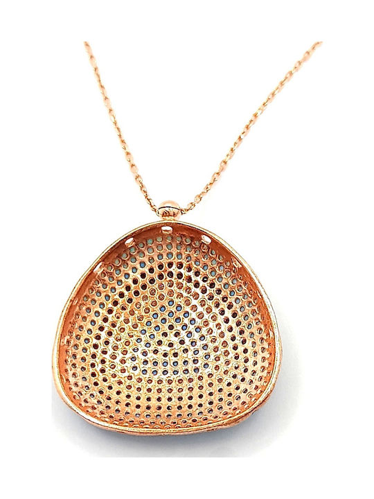 PS Silver Eye from Gold Plated Silver with Zircon