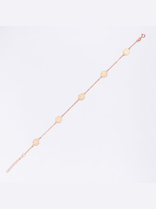 Bracelet Anklet Chain made of Silver Gold Plated