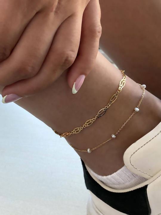 Bracelet Anklet made of Gold 9K