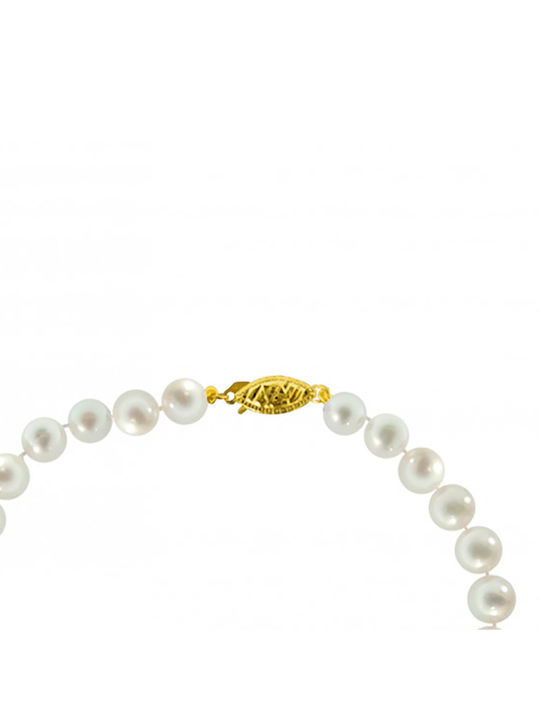 Bracelet made of Gold 14K with Pearls