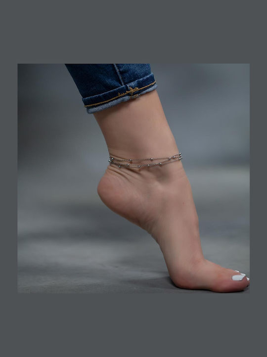 Piercing.gr Fußarmband aus Edelstahl