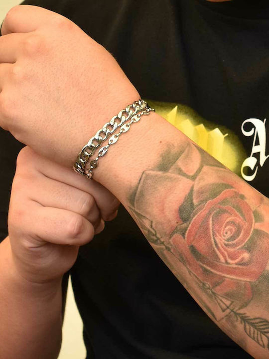 Goldjewels Гривна 5мм Гривна от Неръждаема Стомана 20см