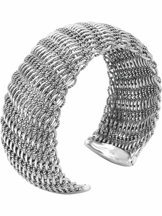 Damen Armband Handschellen aus Silber