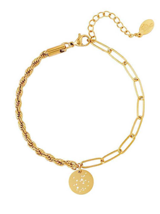 Georgiadis Accessories Дамско Гривна Верига от Стомана Златно