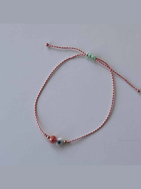 Cuoro Bracelet Martaki Macrame with design Eye made of Cord