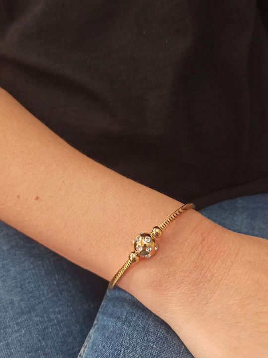 Charmy Damen Armband aus Stahl Vergoldet