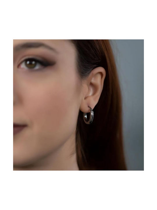 Earrings Hoops made of Steel Gold Plated