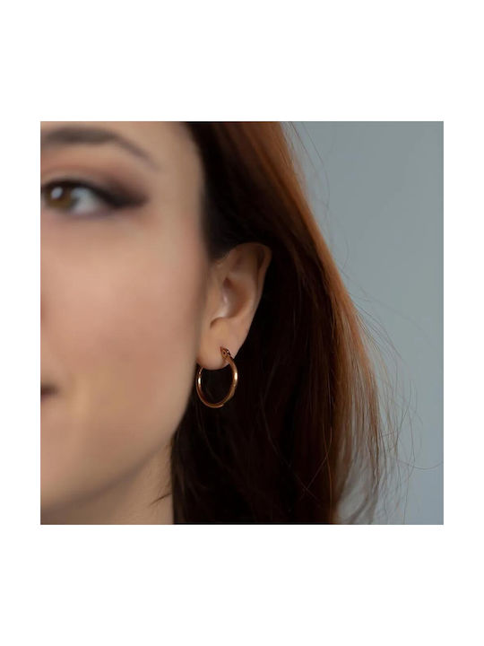 Earrings Hoops made of Steel Gold Plated