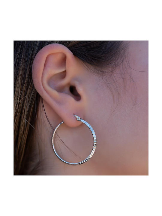 Earrings Hoops made of Steel Gold Plated