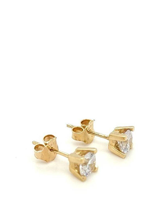 Drandakis Earrings made of Gold 14K with Stones