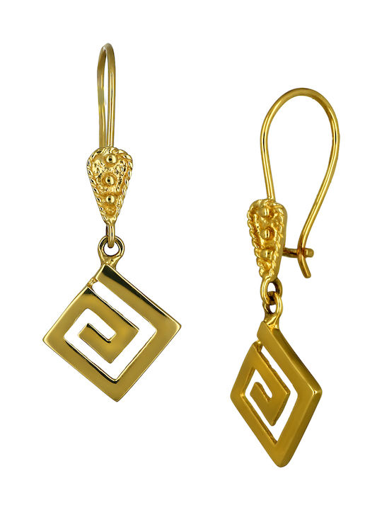 Earrings Pendants made of Gold 9K