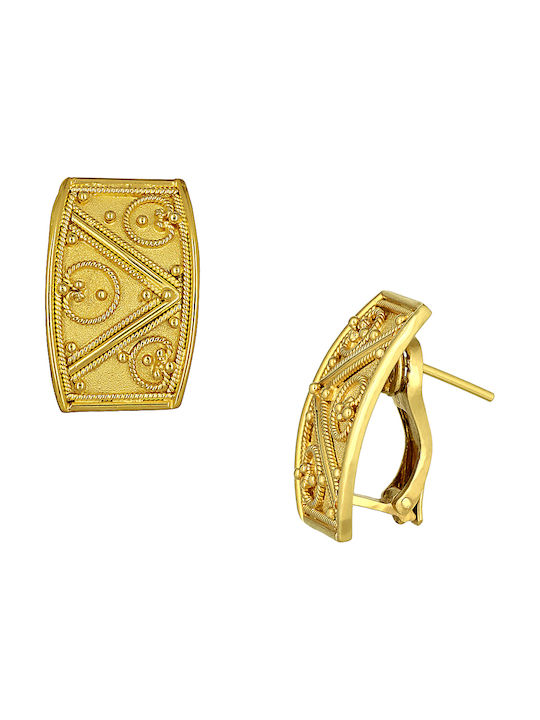 Ohrringe aus Gold 18K