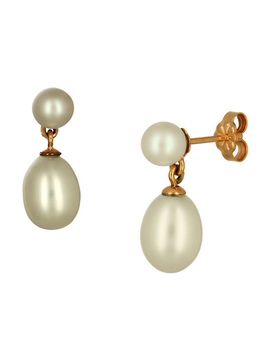 Earrings Pendants with Pearls