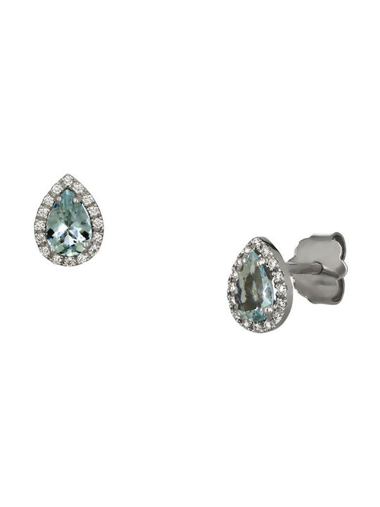 Earrings made of Platinum with Diamond