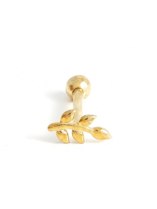 Σκουλαρίκι Barbell από Χρυσό 9Κ 1.2mm