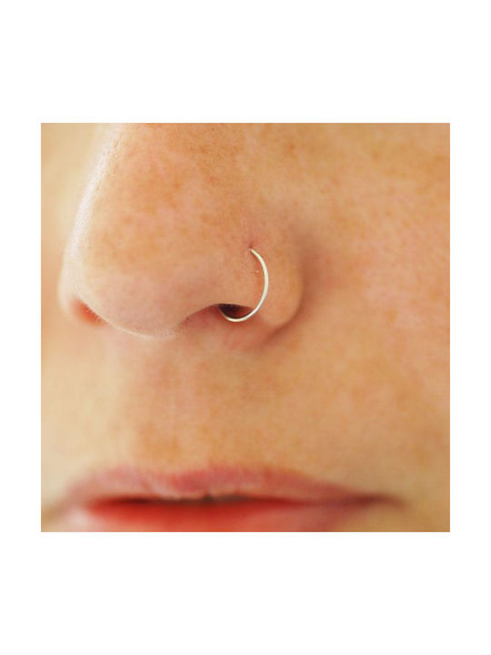 Nose Earring Hoop made of Gold 14K