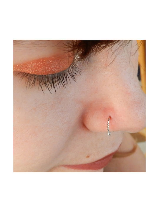 Nose Earring Hoop made of Platinum