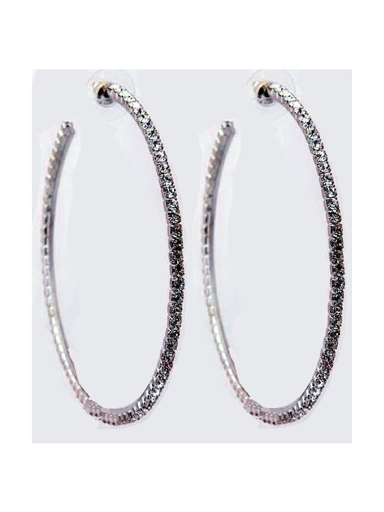 Earrings Hoops made of Silver