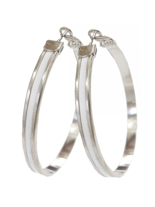 Earrings Hoops made of Silver