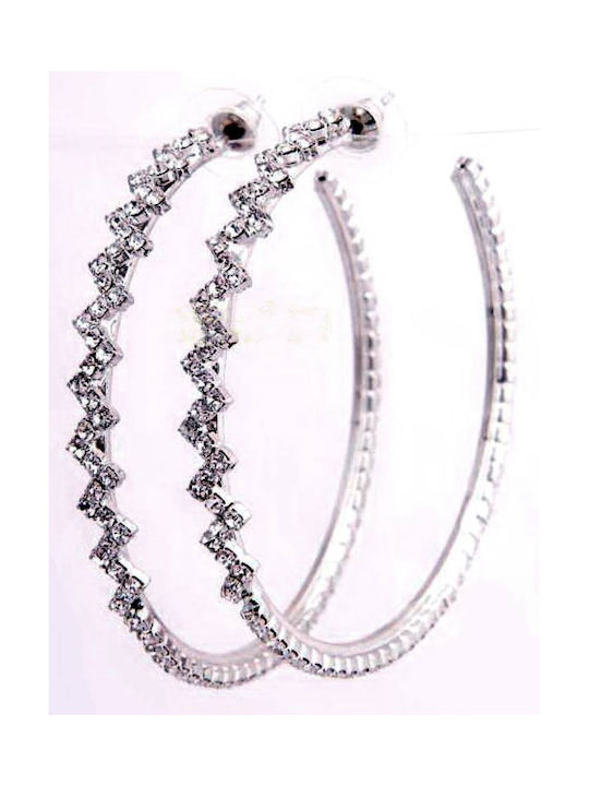 Earrings Hoops made of Silver