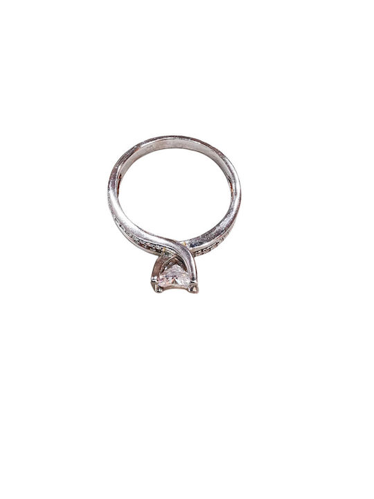 Kosmima1 Ring with Zircon made of Silver