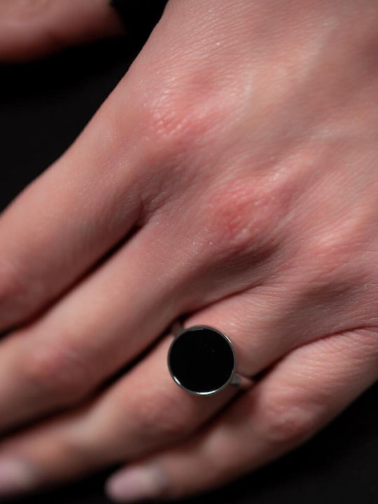 Piercing.gr Γυναικείο Δαχτυλίδι από Ατσάλι Επιχρυσωμένο