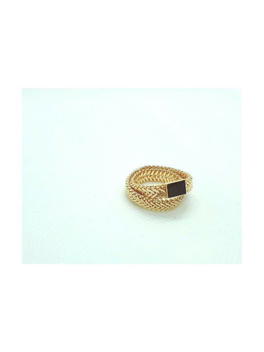 Women's Gold Plated Brass Ring