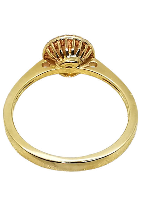 Kosmima1 Damen Ring mit Perlen aus Gold 14K