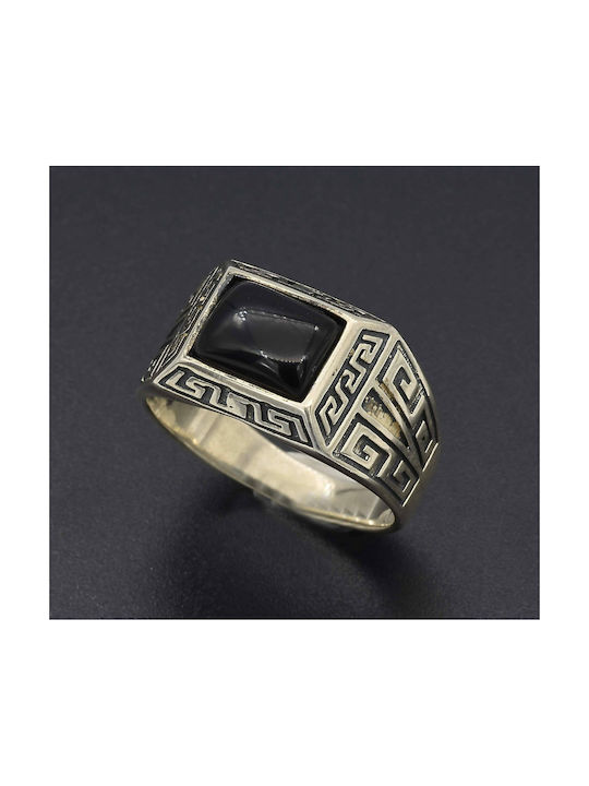 Men's Gold Plated Silver Ring