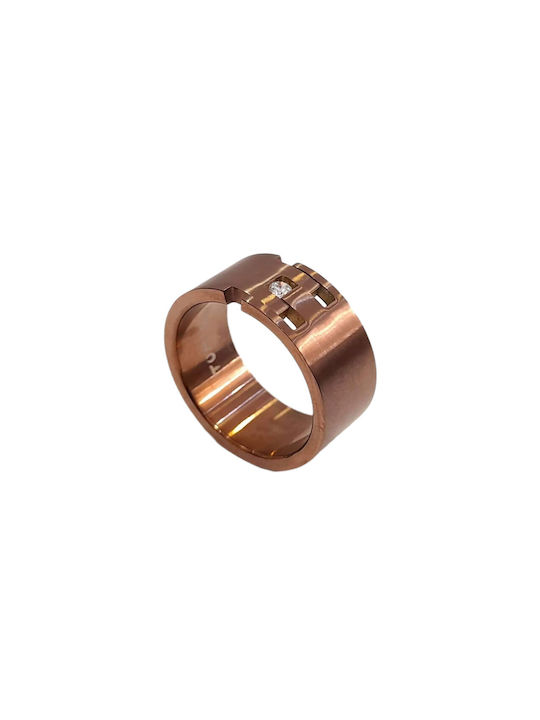 Women's Gold Plated Steel Ring Bd Jewelery