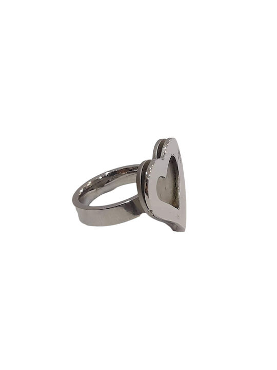 Bd Jewelery Damen Ring aus Stahl Vergoldeter