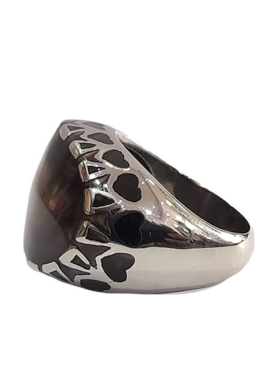 BD Jewelery Bd Jewelery Γυναικείο Δαχτυλίδι από Ατσάλι Επιχρυσωμένο