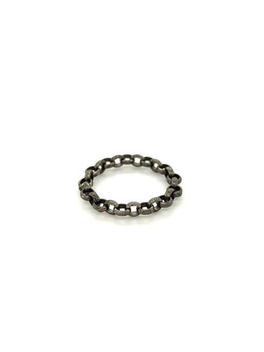 Damen Ring aus Silber Vergoldeter