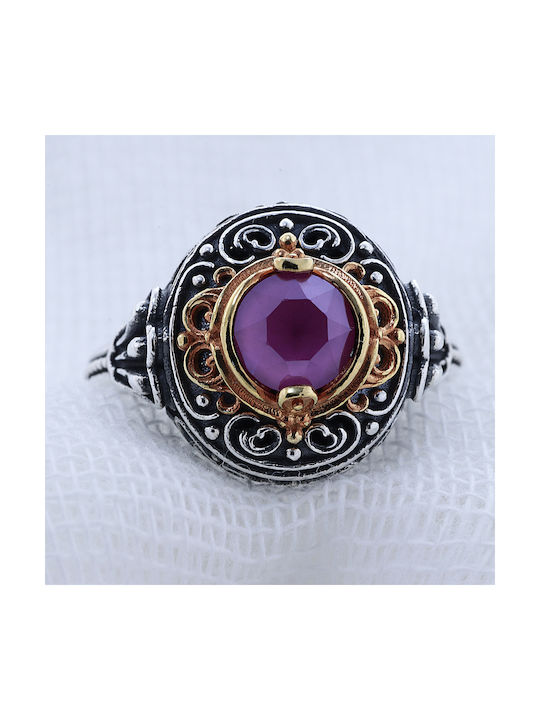 Women's Silver Ring with Stone