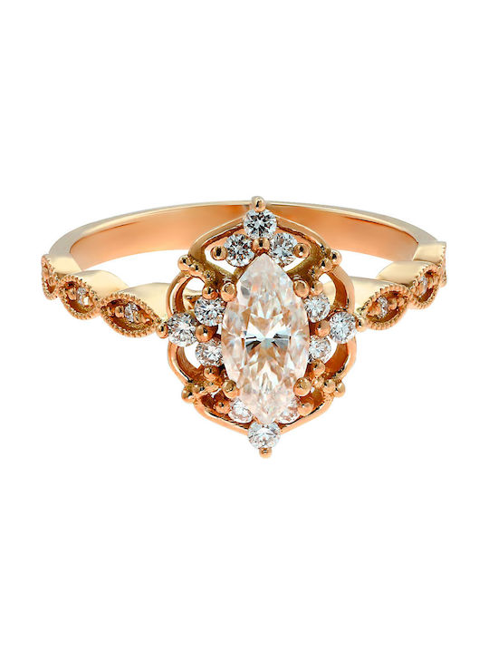 Women's Ring with Diamond 18K