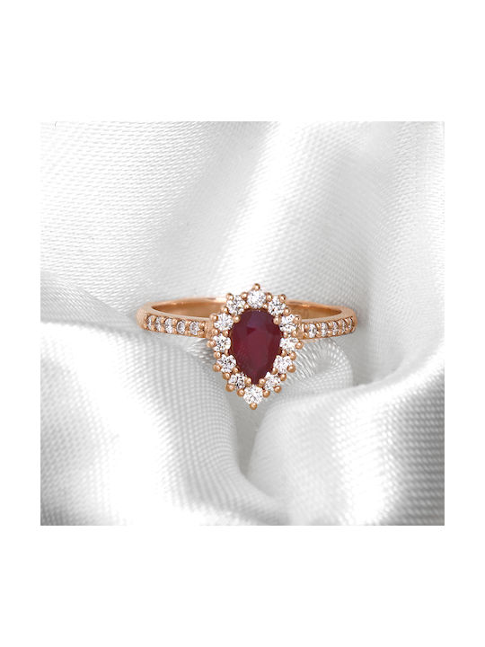 Women's Ring with Stone 18K