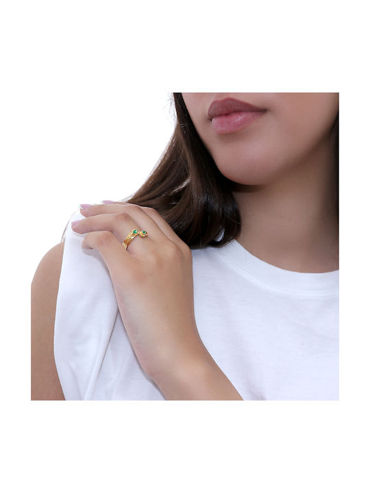 Women's Gold Ring with Stone 18K