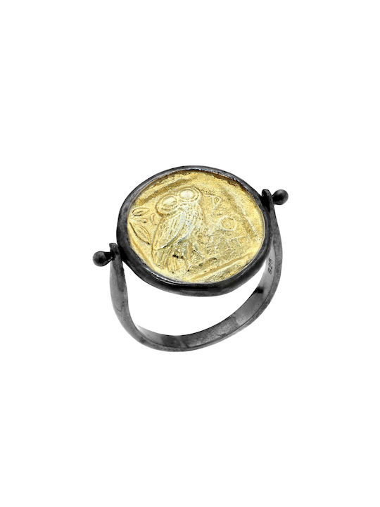 Women's Ring from Silver Gold Plated