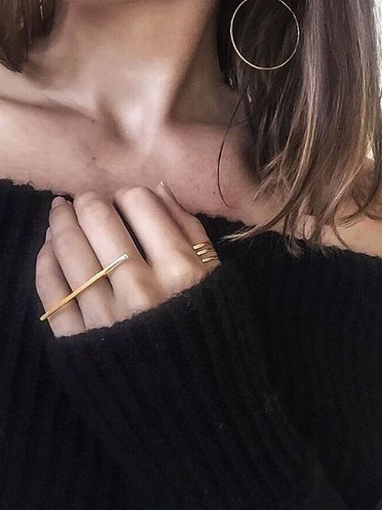 Pearl's Garden Ring Gold Plated