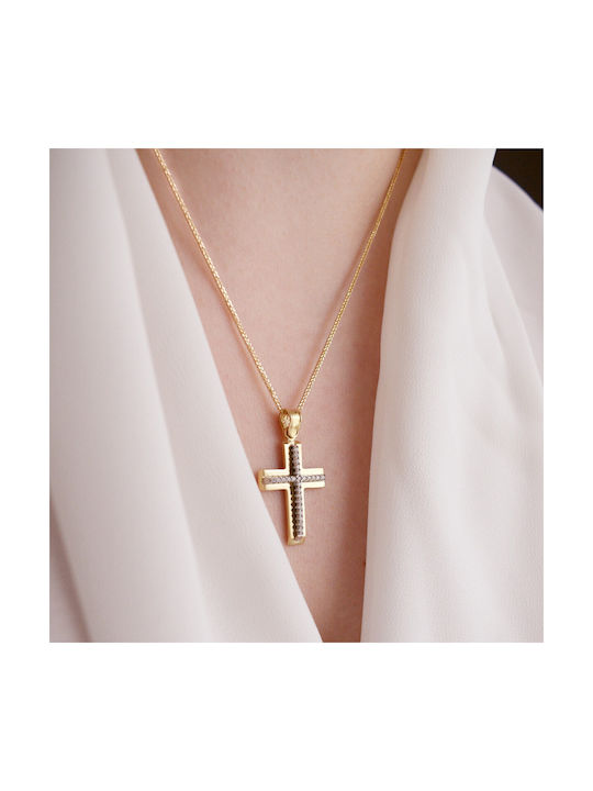 Women's Gold Cross 14K with Chain