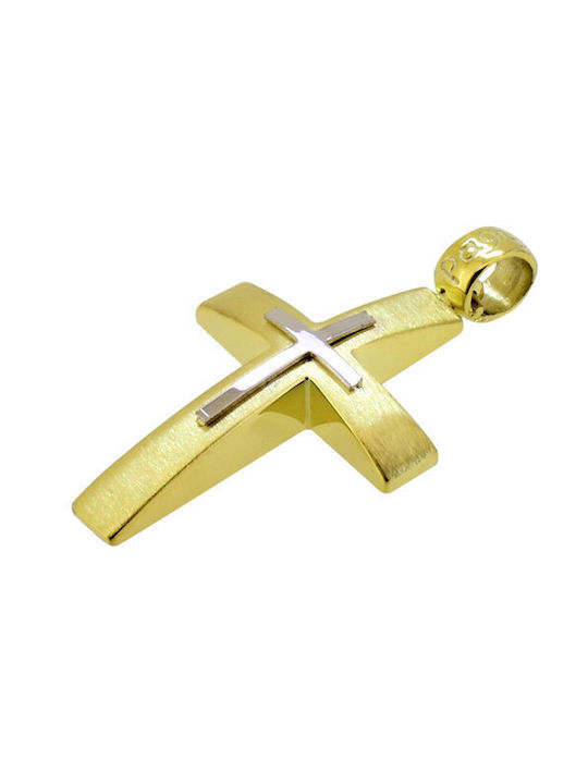 Men's Gold Cross 14K with Chain