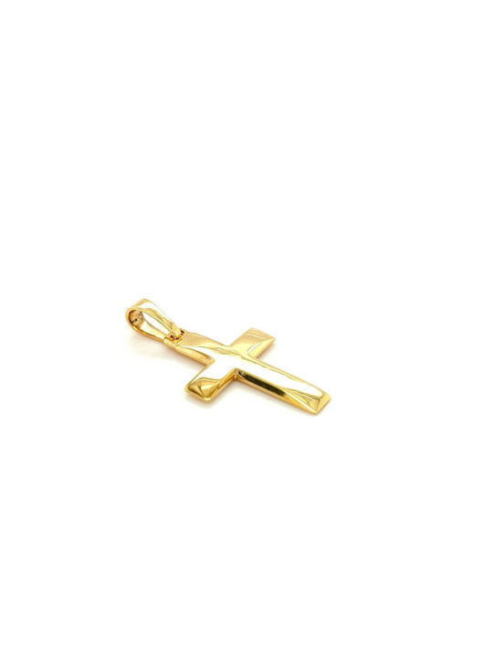 Herren Gold Kreuz 14K