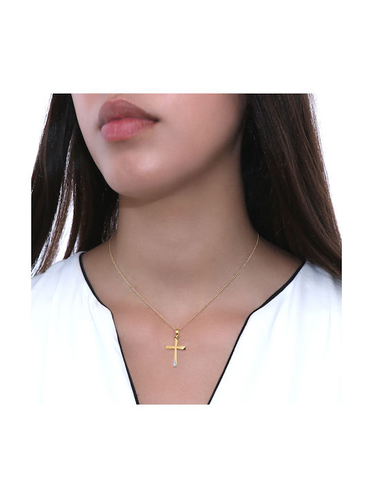 Femeiesc Aur Cruce 14K