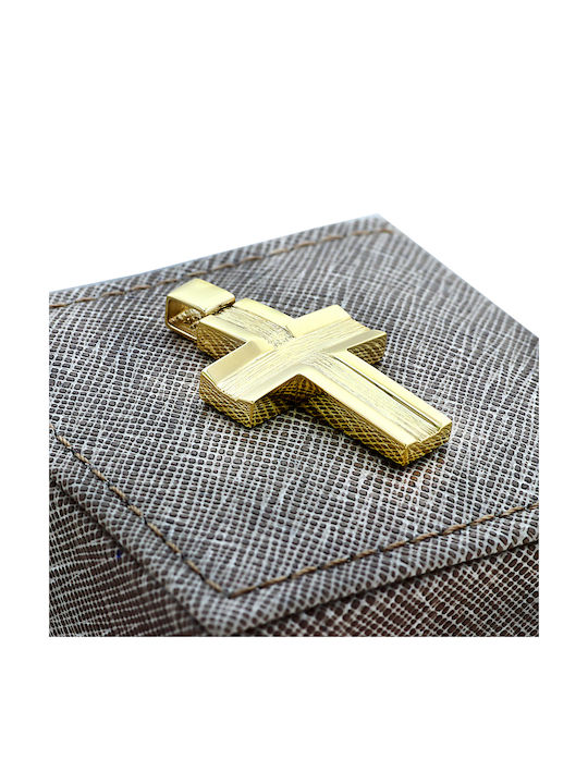 Men's Gold Cross 14K