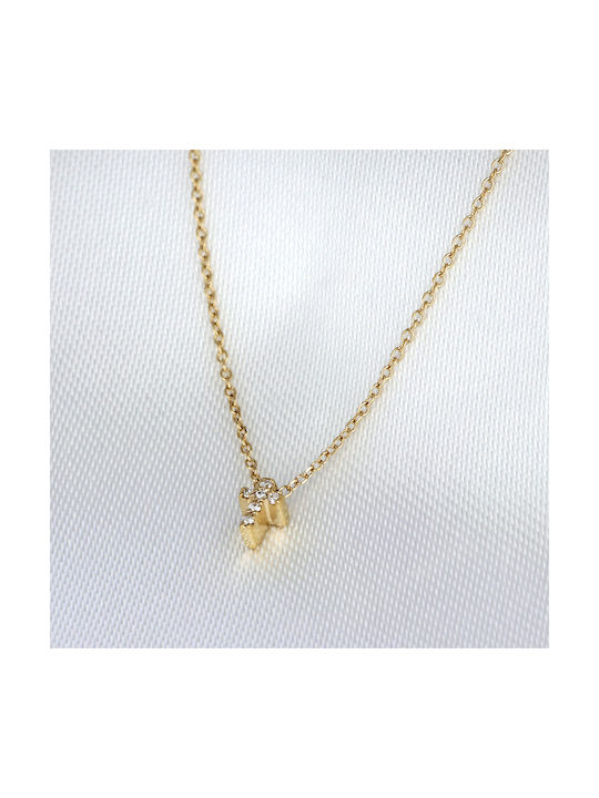 Gold Kreuz 14K mit Kette