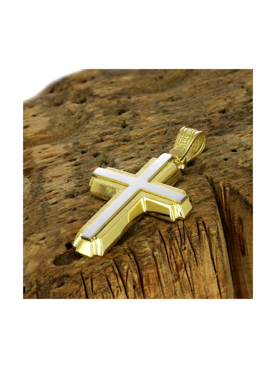 Men's Gold Cross 14K