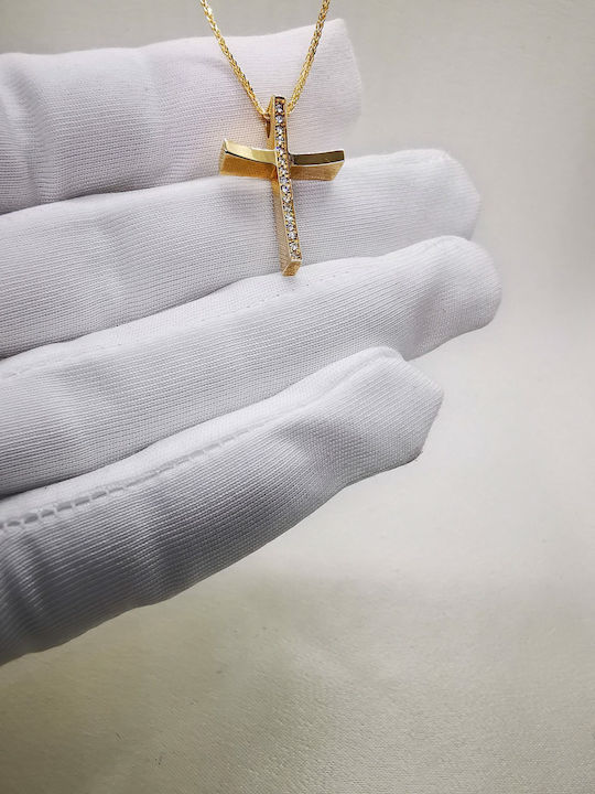Kosmima1 Women's Gold Cross 14K